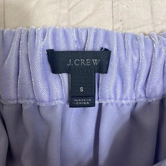 NWOT J. Crew | Elastic Waist Lilac Skirt - Picture 8 of 9